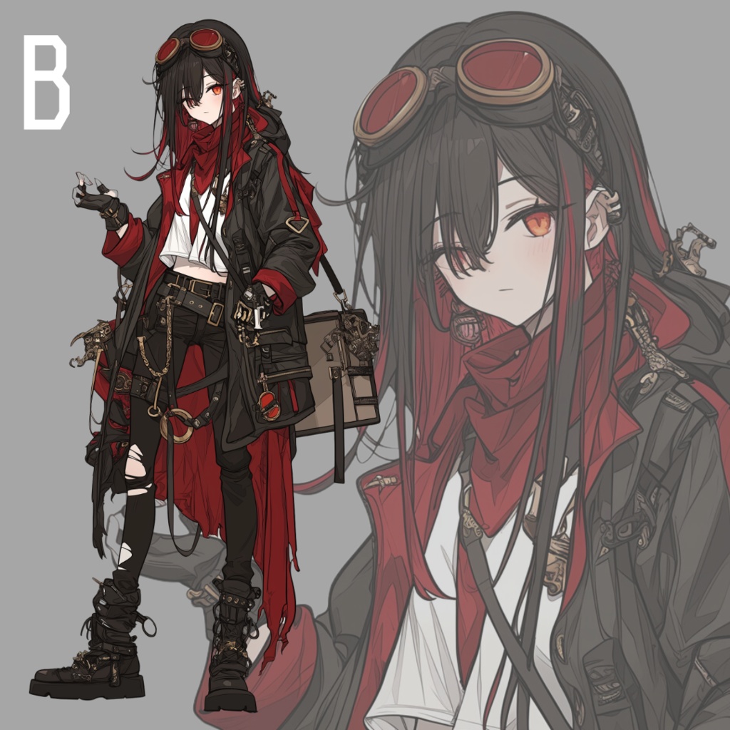 立ち絵素材 スチームパンクな人たち