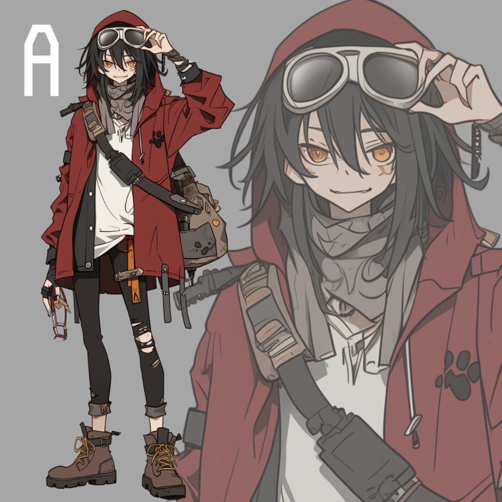 立ち絵素材 スチームパンクな人たち