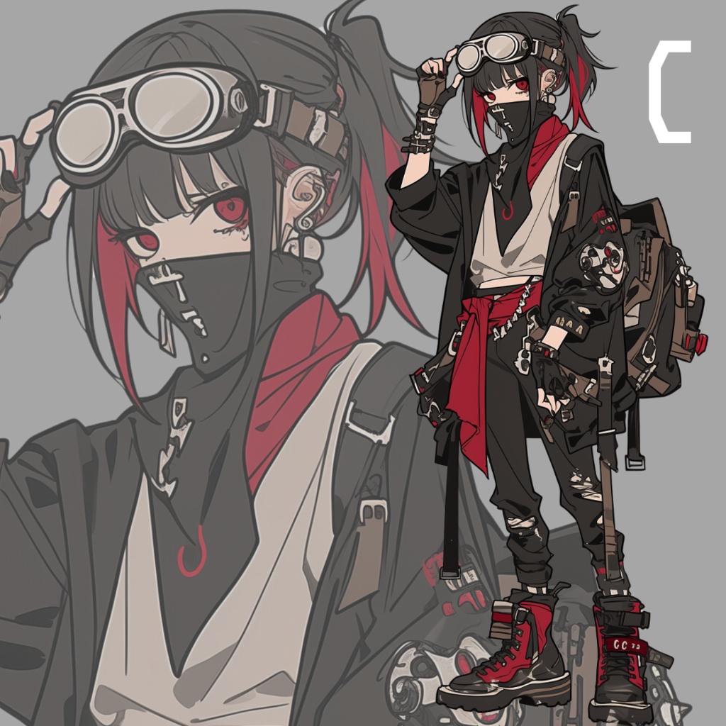 立ち絵素材 スチームパンクな人たち