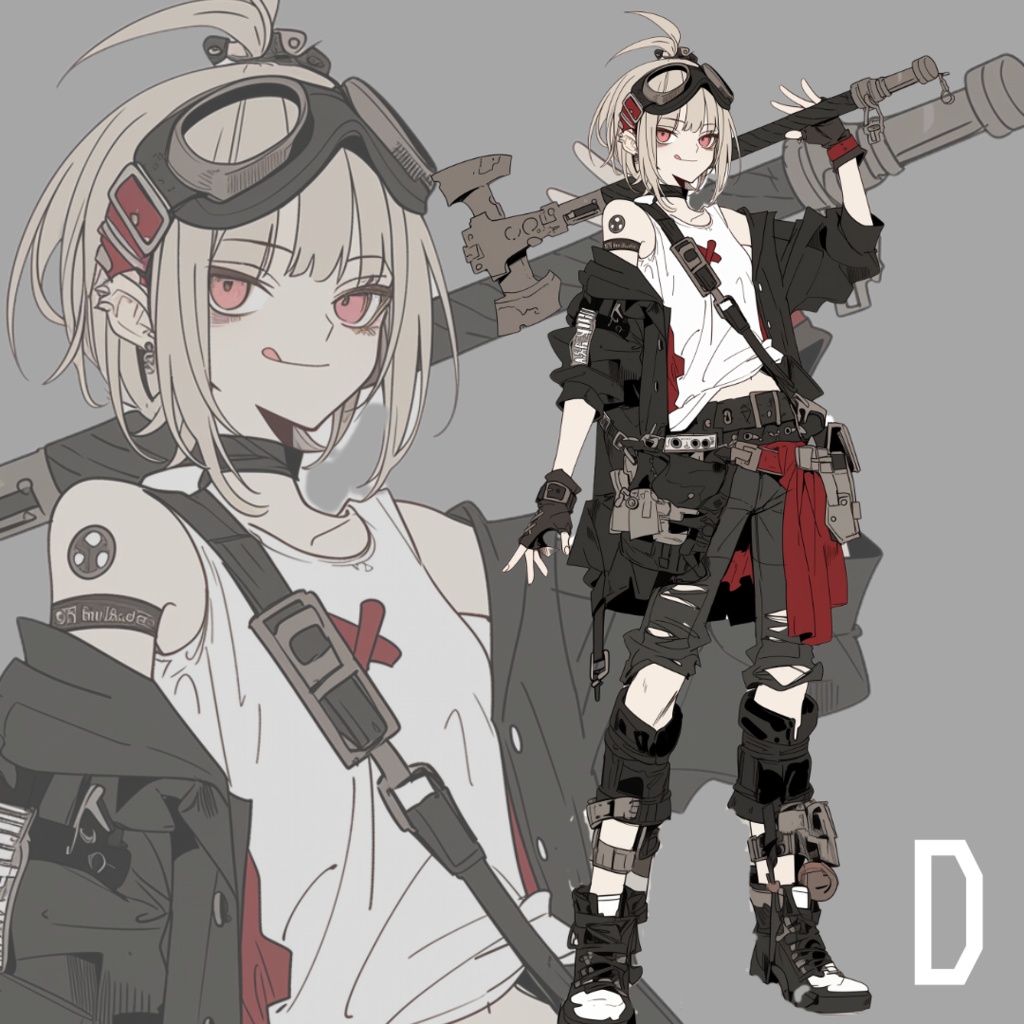 立ち絵素材 スチームパンクな人たち