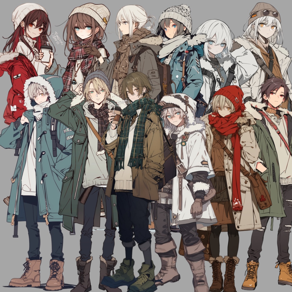 立ち絵素材福袋 冬服