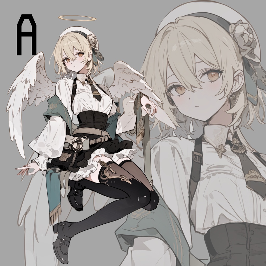 立ち絵素材396 天使A B