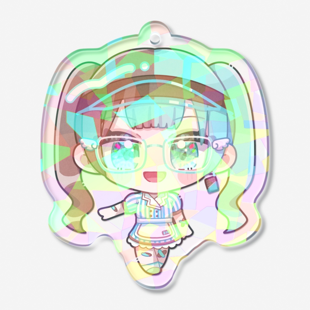 ちょこみんとーダイナー衣装アクリルキーホルダー