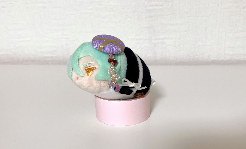 もちマス用 藤の花のアクセサリー