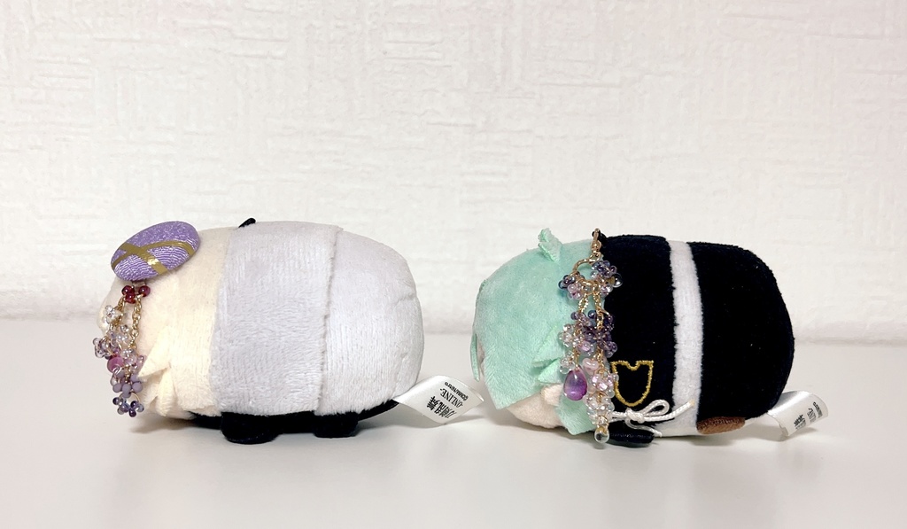 もちマス用 藤の花のアクセサリー