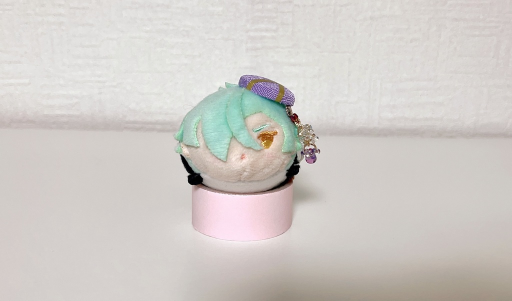 もちマス用 藤の花のアクセサリー