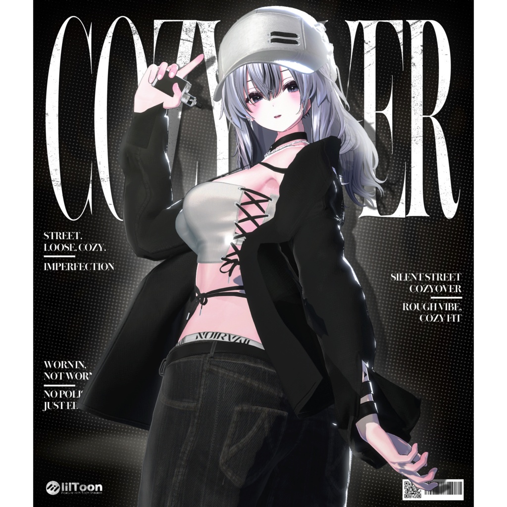 🖤Sale!🛍️🖤【13アバター対応】COZYOVER【VRChat向け衣装モデル】🖤
