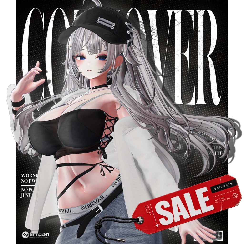 🖤Sale!🛍️🖤【13アバター対応】COZYOVER【VRChat向け衣装モデル】🖤