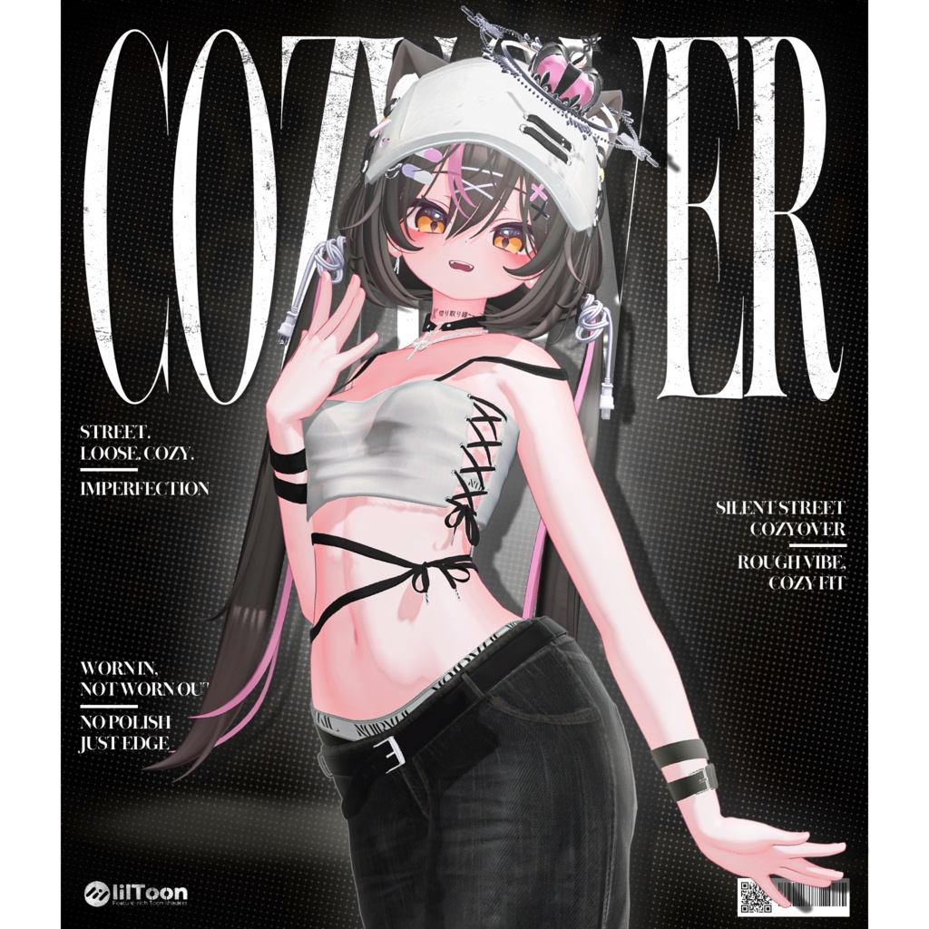 🖤Sale!🛍️🖤【13アバター対応】COZYOVER【VRChat向け衣装モデル】🖤
