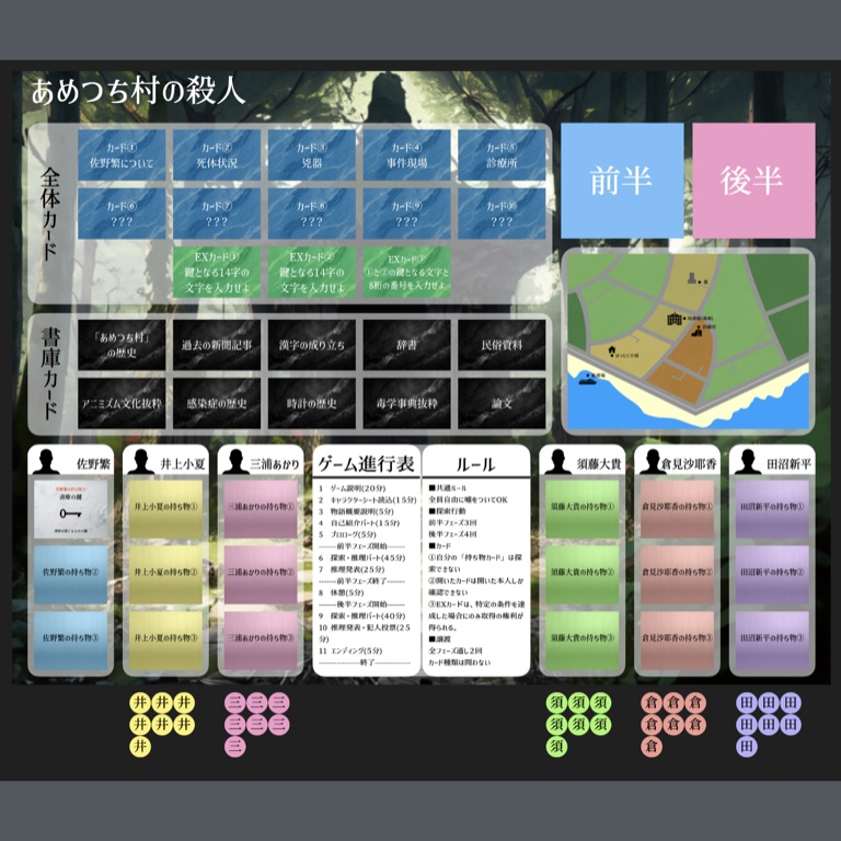 あめつち村の殺人【マーダーミステリー】