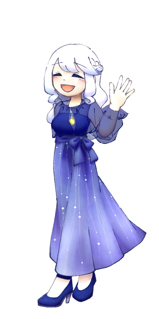 パーティードレスアクリルスタンド