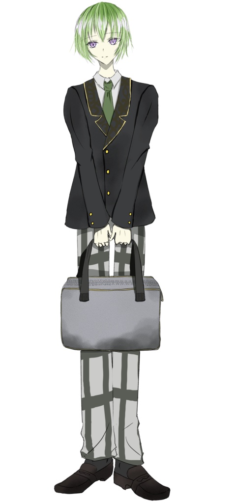 TRPG立ち絵：高校生男子