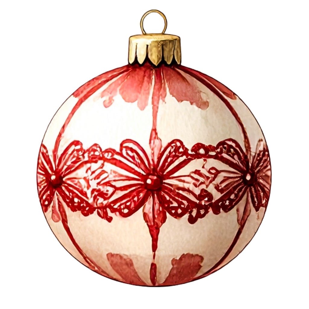 水彩風アンティーク調クリスマスクリップアートセット(全20点・背景透過PNG/商用利用可)