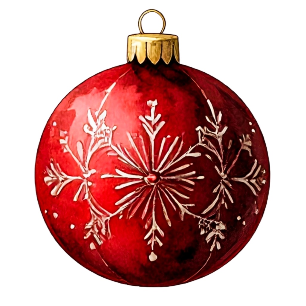 水彩風アンティーク調クリスマスクリップアートセット(全20点・背景透過PNG/商用利用可)