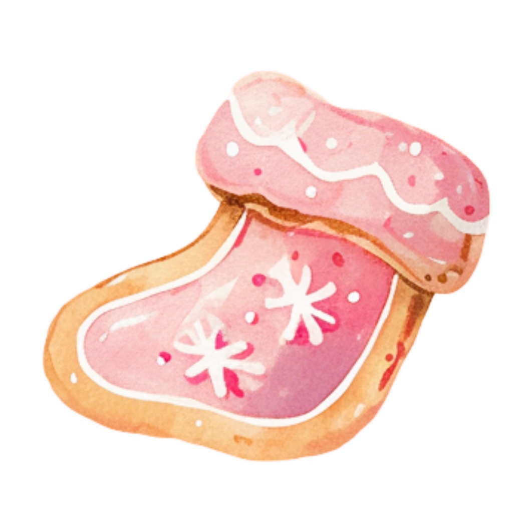 水彩風アンティーク調クリスマスクリップアートセット(全20点・背景透過PNG/商用利用可)