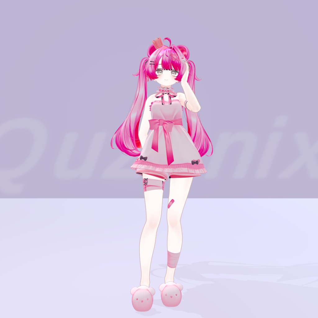 髪に触れる仕草のアイドルモーション Vol.4