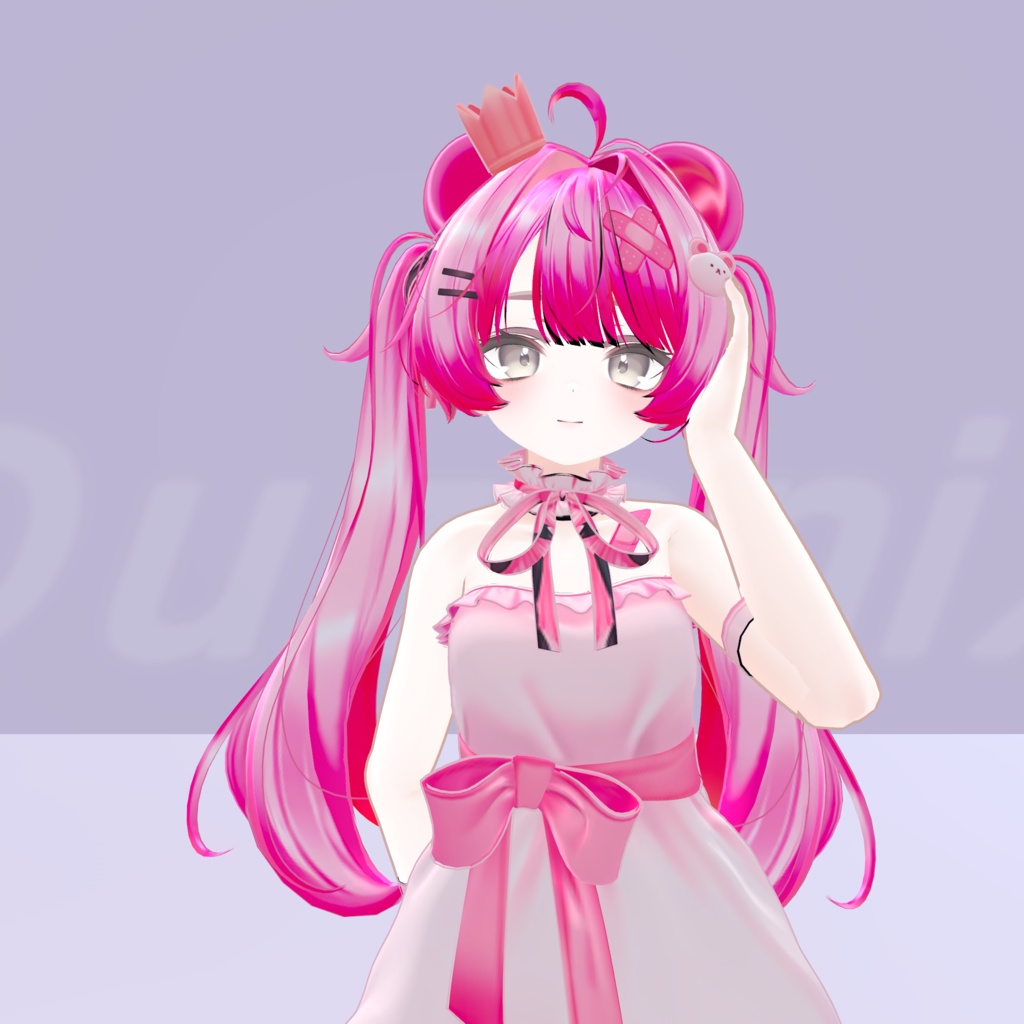 髪に触れる仕草のアイドルモーション Vol.4