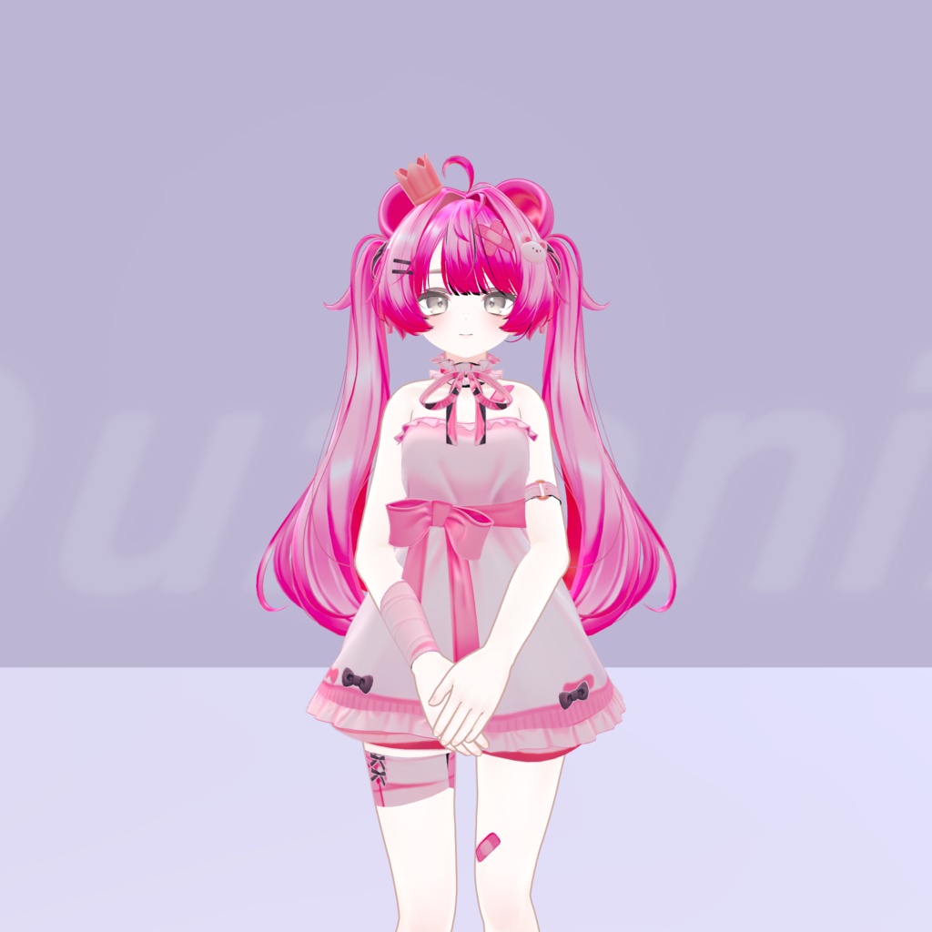 待ち合わせで少し緊張するアイドルの立ちモーション Vol.8