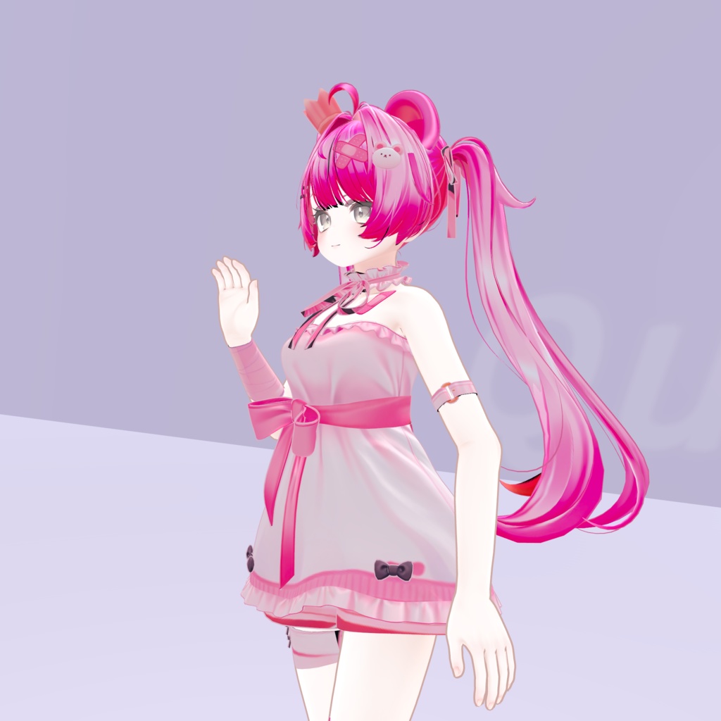 そっと手を振るアイドルのあいさつモーション Vol.11