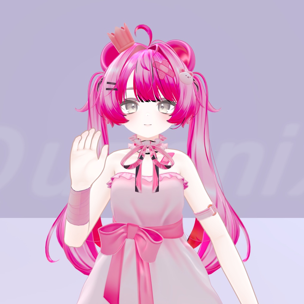 そっと手を振るアイドルのあいさつモーション Vol.11