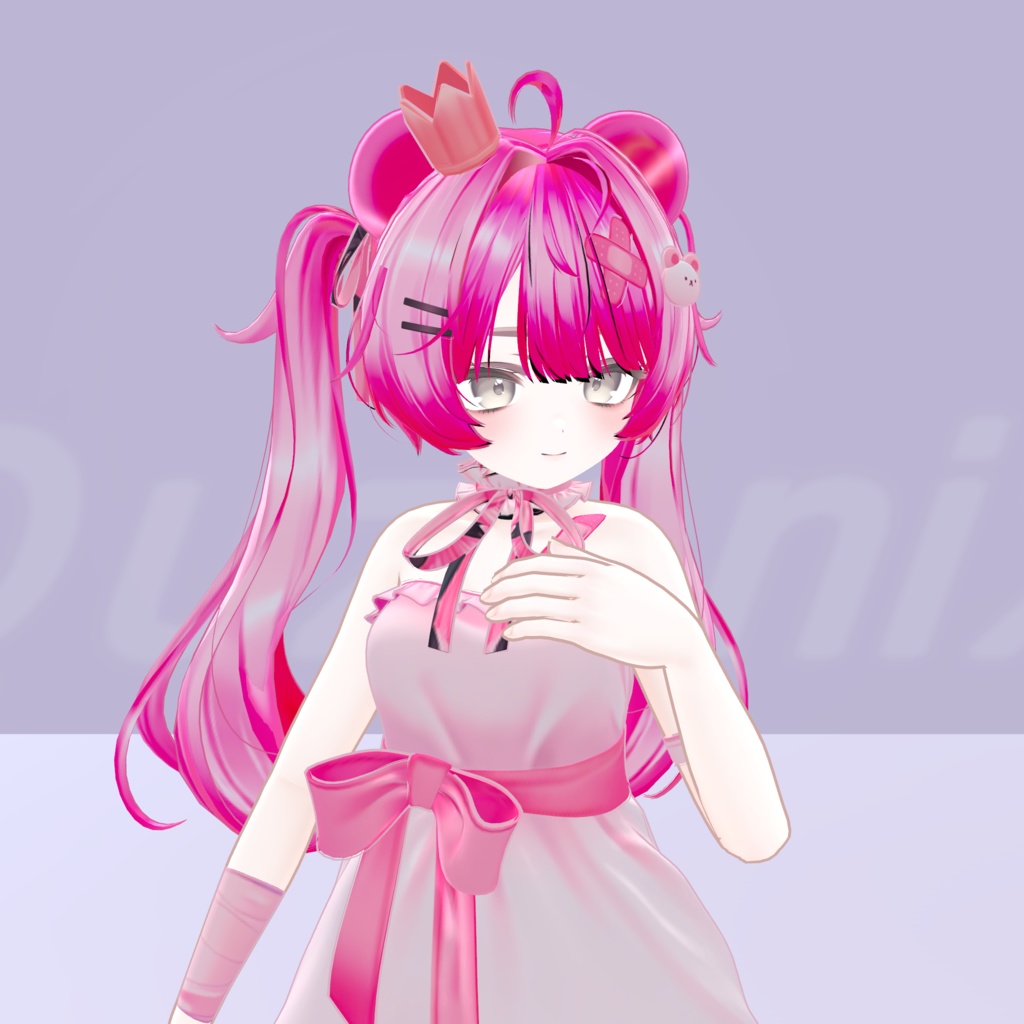 胸に手を当てるアイドルの感情モーション Vol.13