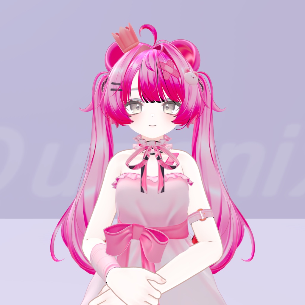 両手をそろえたおしとやかアイドルの立ちモーション Vol.6