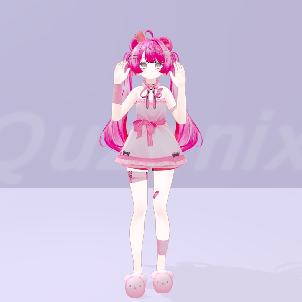 小さく驚くアイドルのリアクションモーション Vol.7