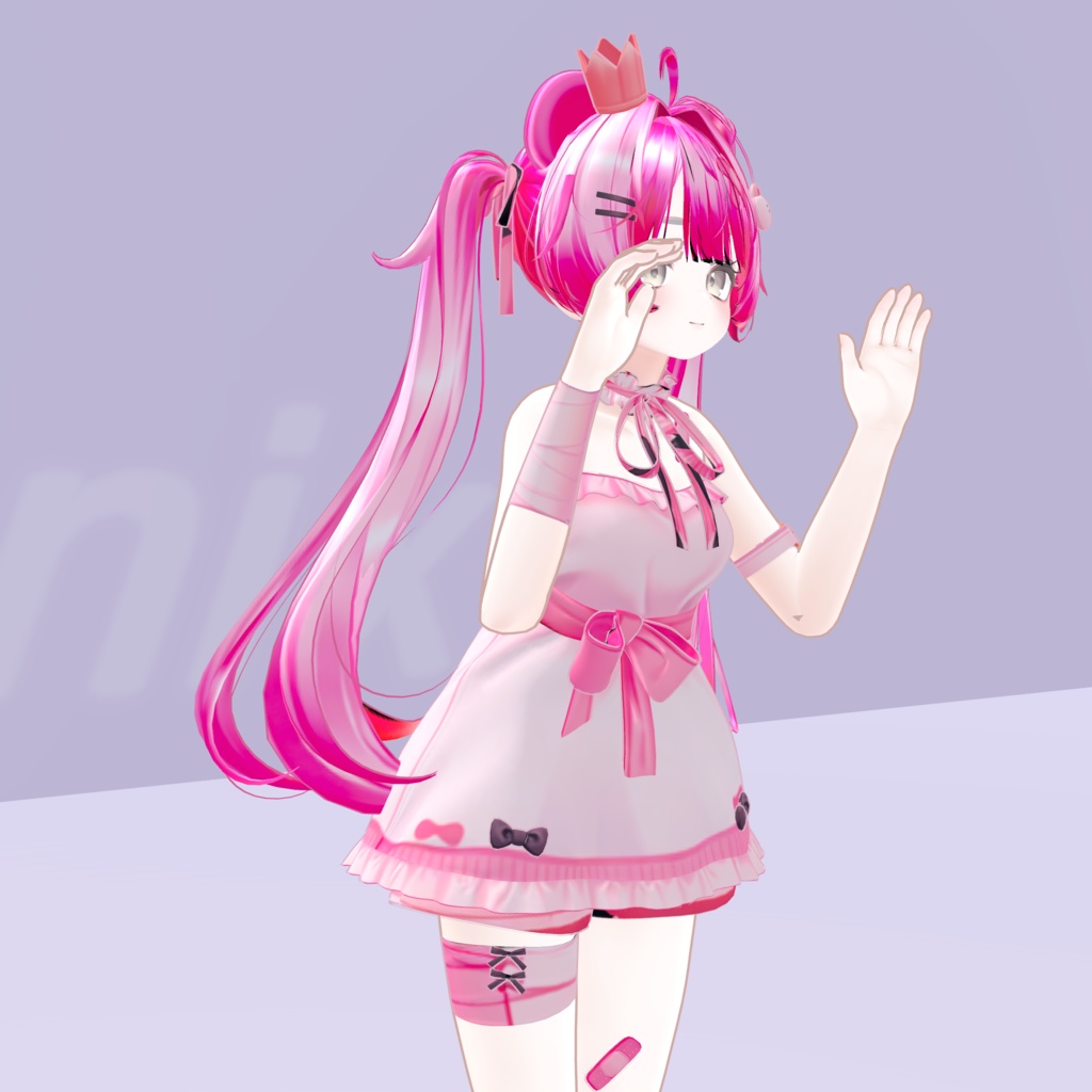 小さく驚くアイドルのリアクションモーション Vol.7