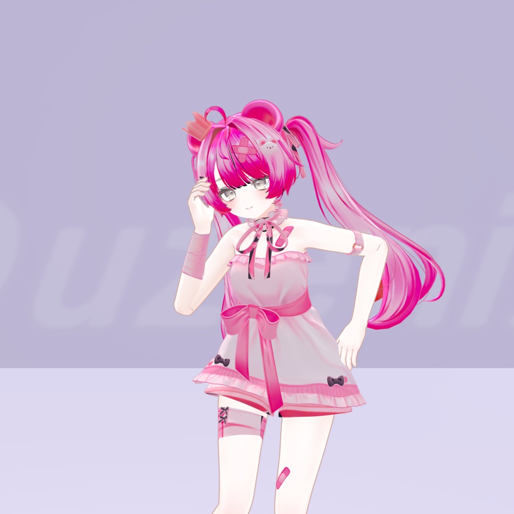 首をかしげて悩むアイドルのキュートモーション Vol.20