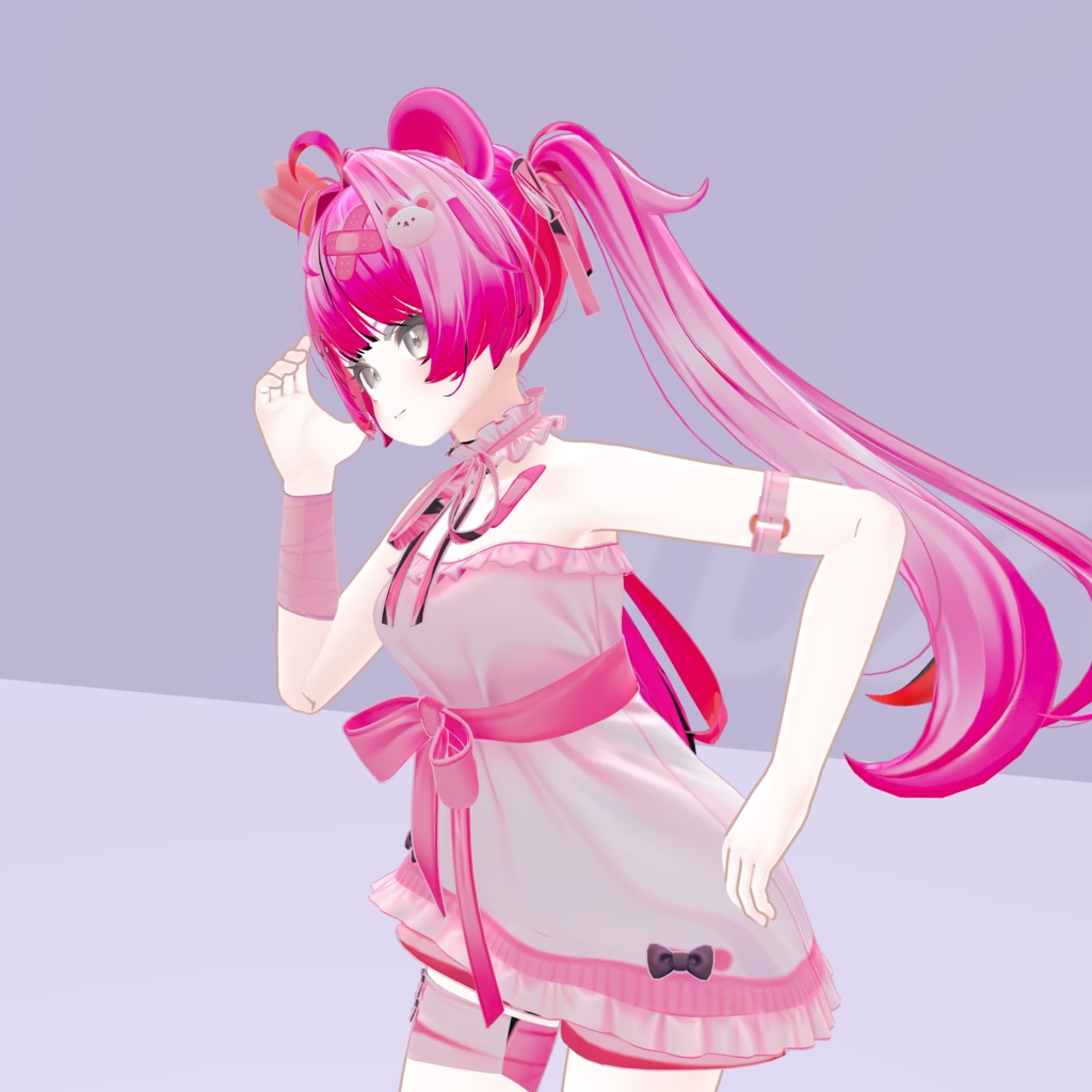 首をかしげて悩むアイドルのキュートモーション Vol.20