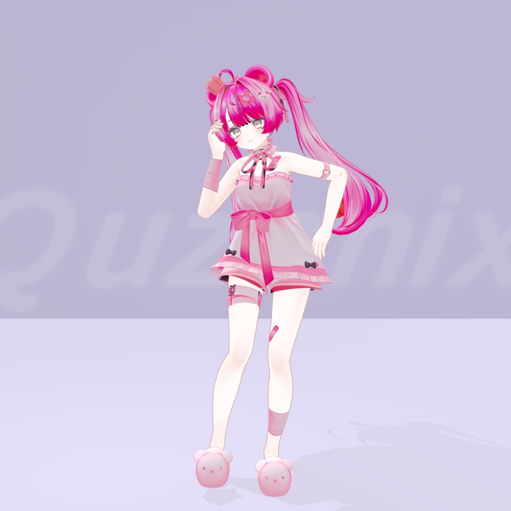 首をかしげて悩むアイドルのキュートモーション Vol.20