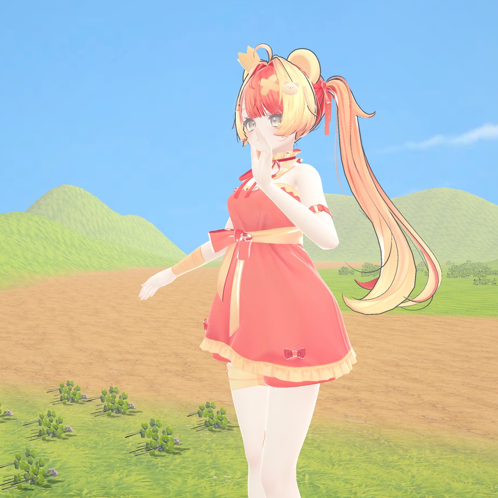 そっと手を上げる、さりげない生命感の立ちアイドル Vol.23