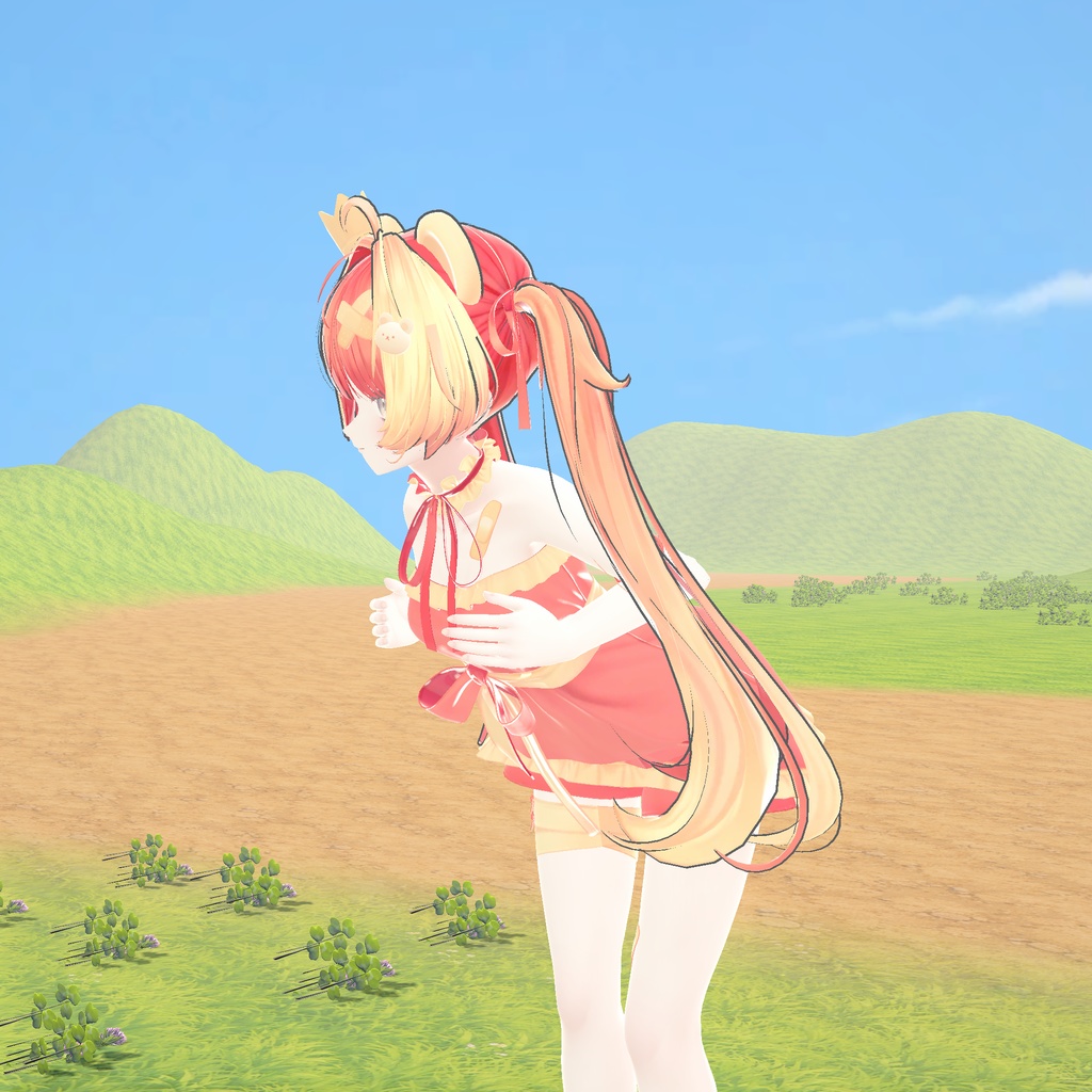 少し身を乗り出す、さりげない生命感の立ちアイドル Vol.25