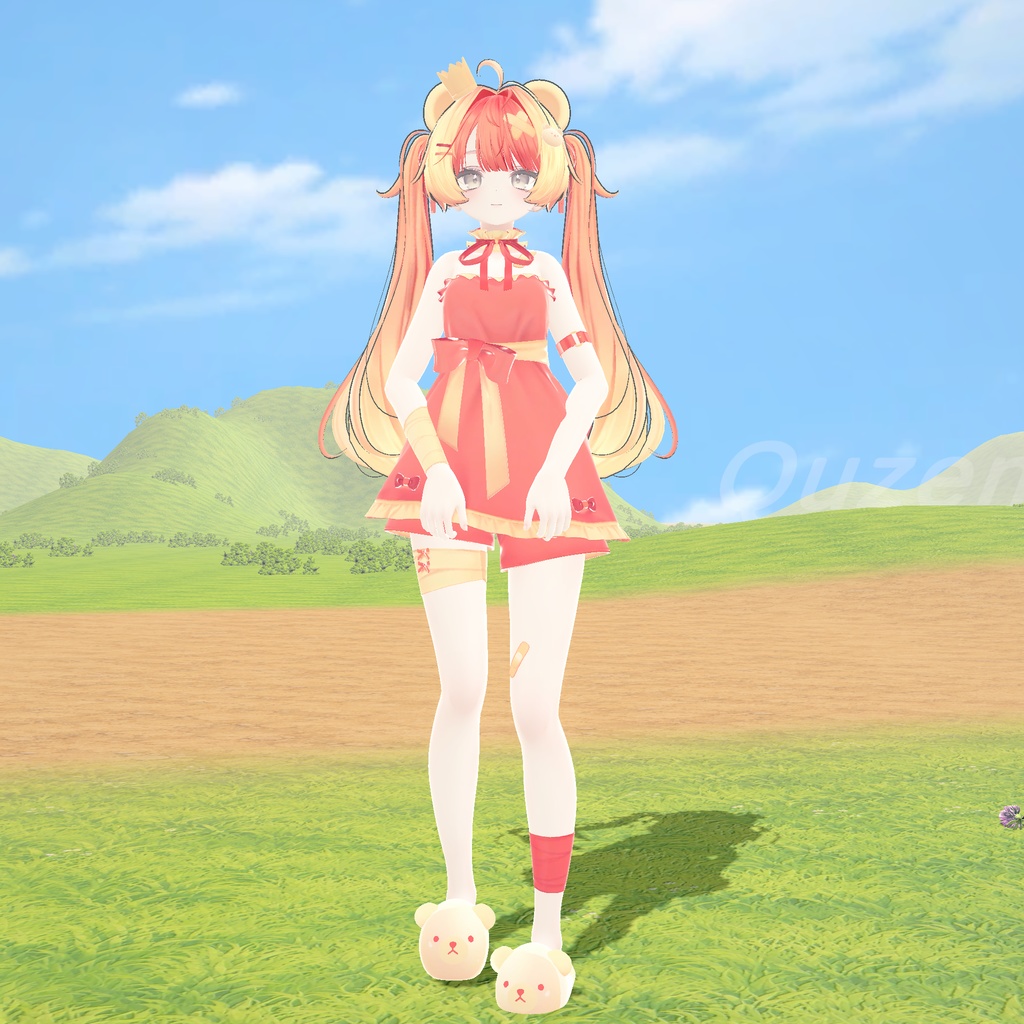 手を下ろして立つ、さりげない生命感の立ちアイドル Vol.28