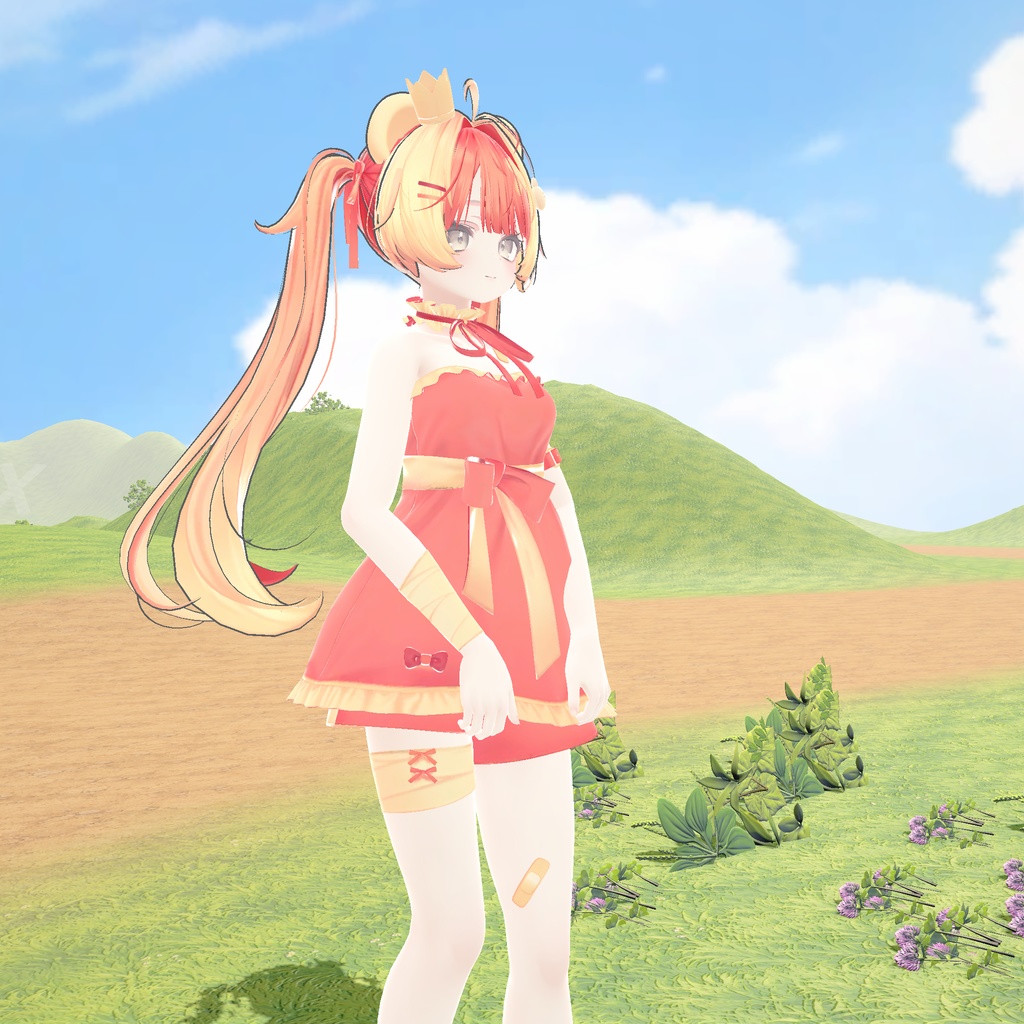 手を下ろして立つ、さりげない生命感の立ちアイドル Vol.28