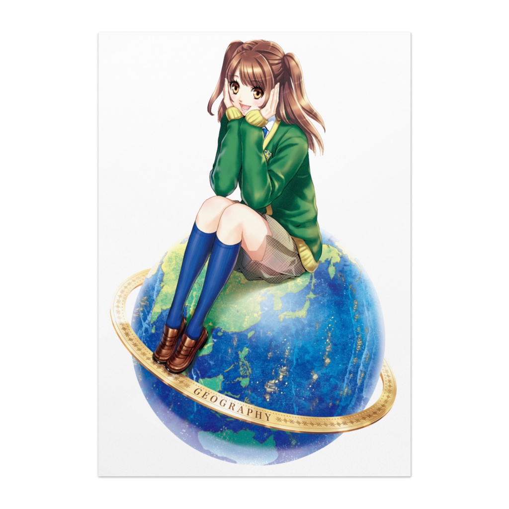 ポスター 地球儀