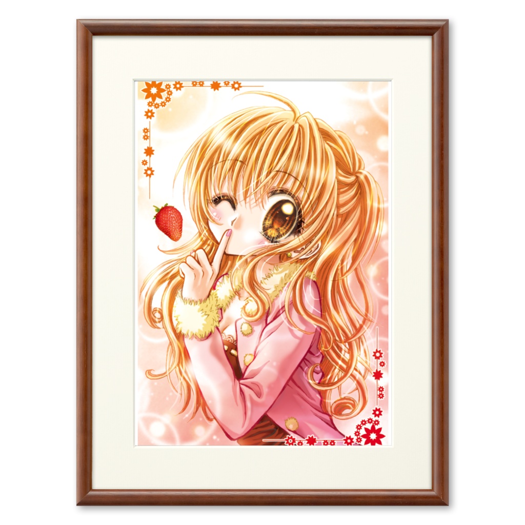 額装付き高精彩複製原画 メリーキッス