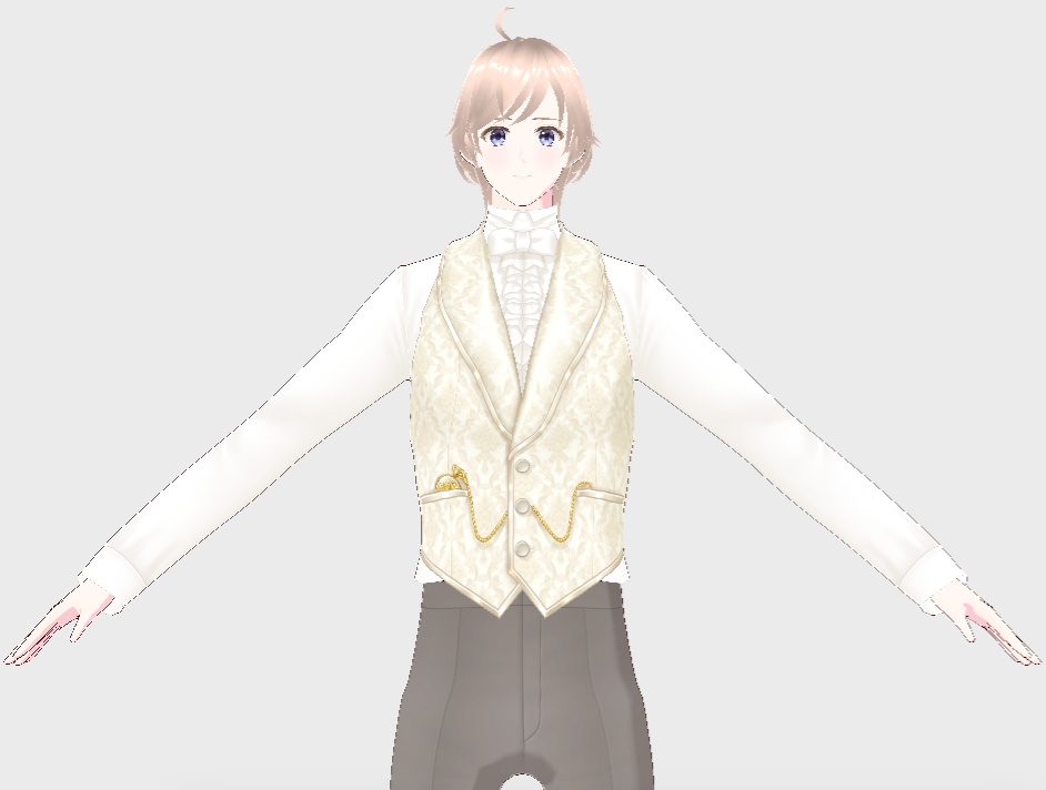 VRoid用19世紀紳士服5点セット