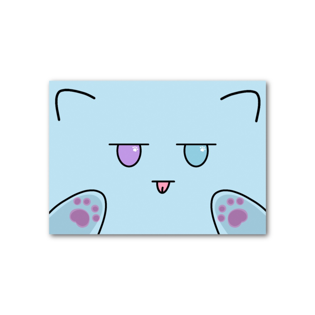 ドアップ猫カード