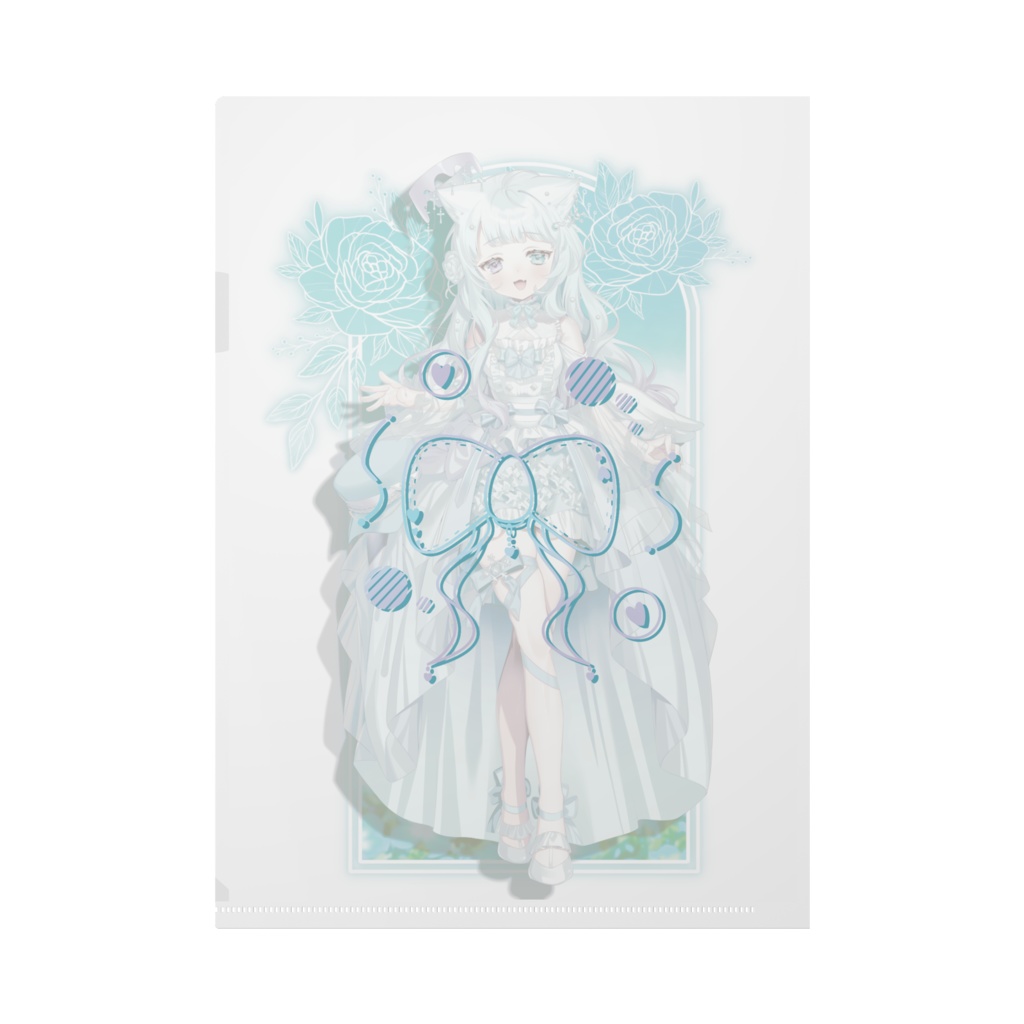 薔薇のクリアファイル