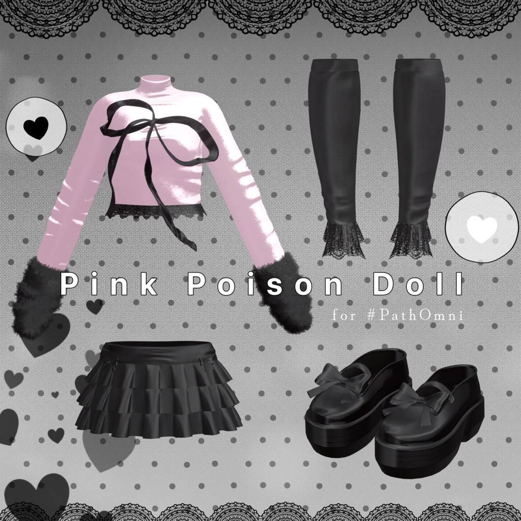 SALE🎀11アバター対応🩷Pink Poison Doll〈MA対応〉