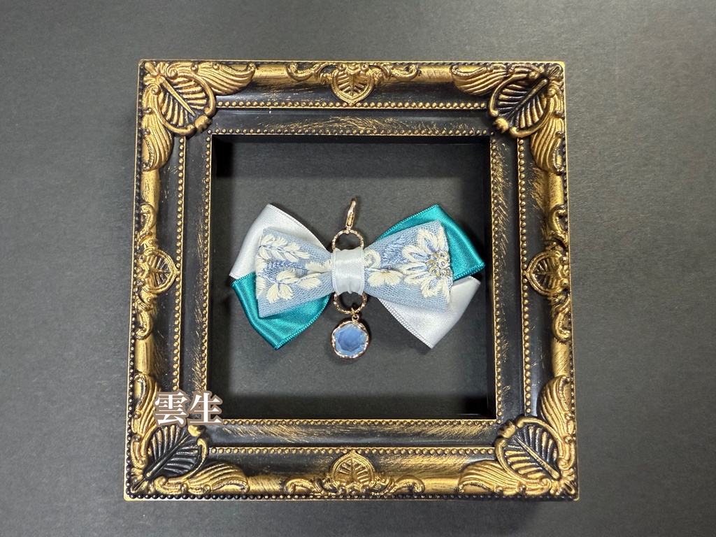 刺繍ミニリボンチャーム