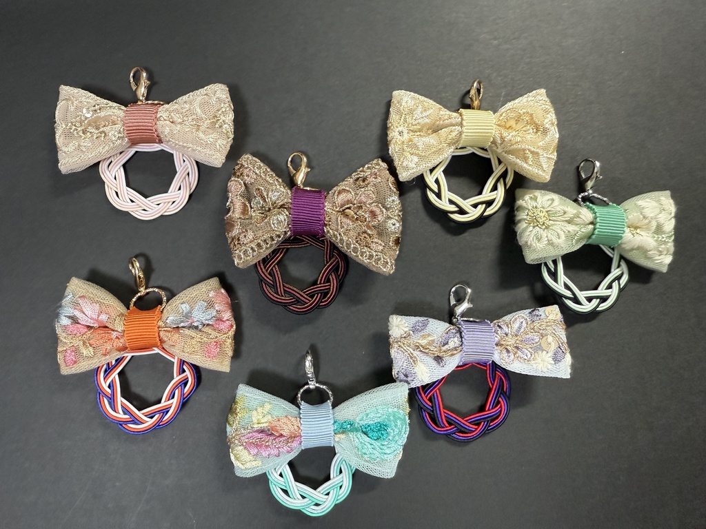 水引刺繍リボンチャーム➂