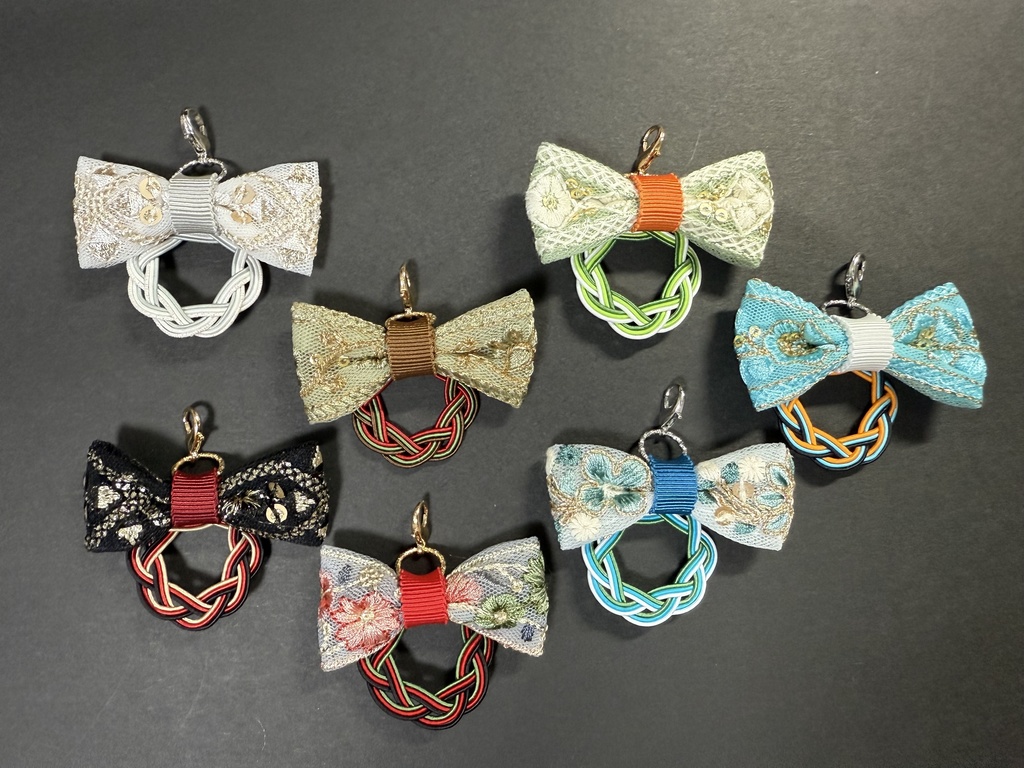 水引刺繍リボンチャーム➃