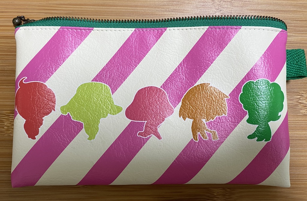 芸農大附属高校 合皮平ポーチ