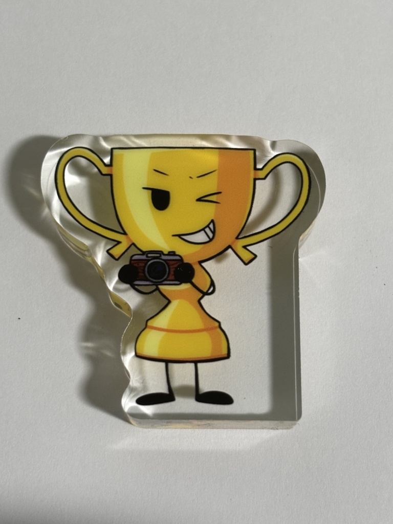 アクリルブロック　Trophy