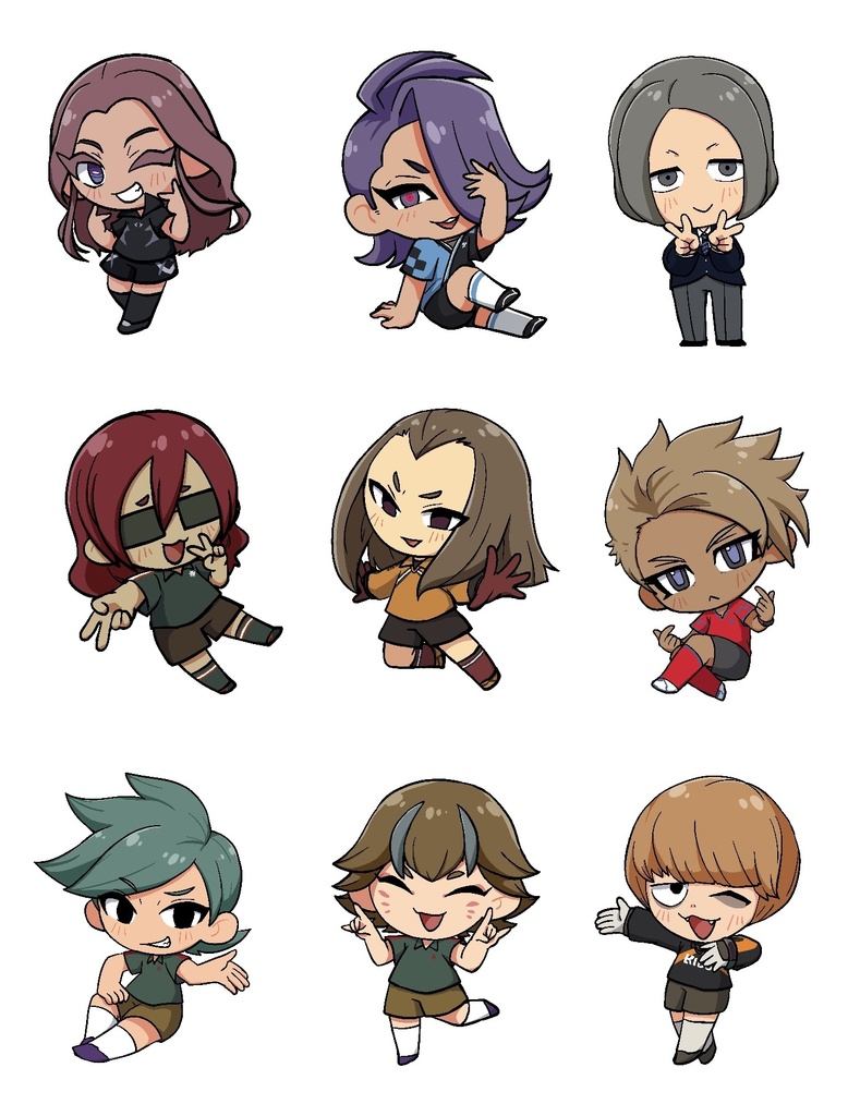 イナイレ アクリルキーホルダー