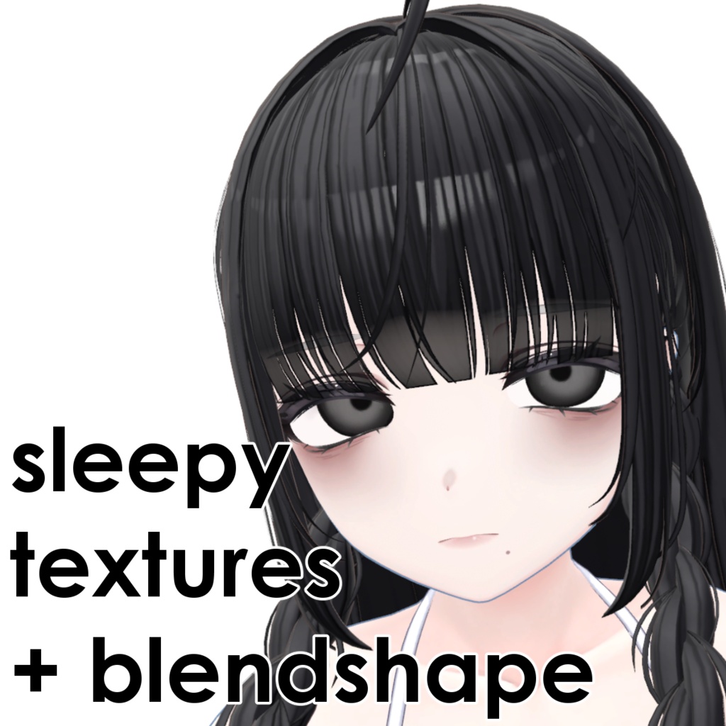 【クマリ, Kumaly】 Sleepy💤 Makeup + Eye Texture + Blendshape