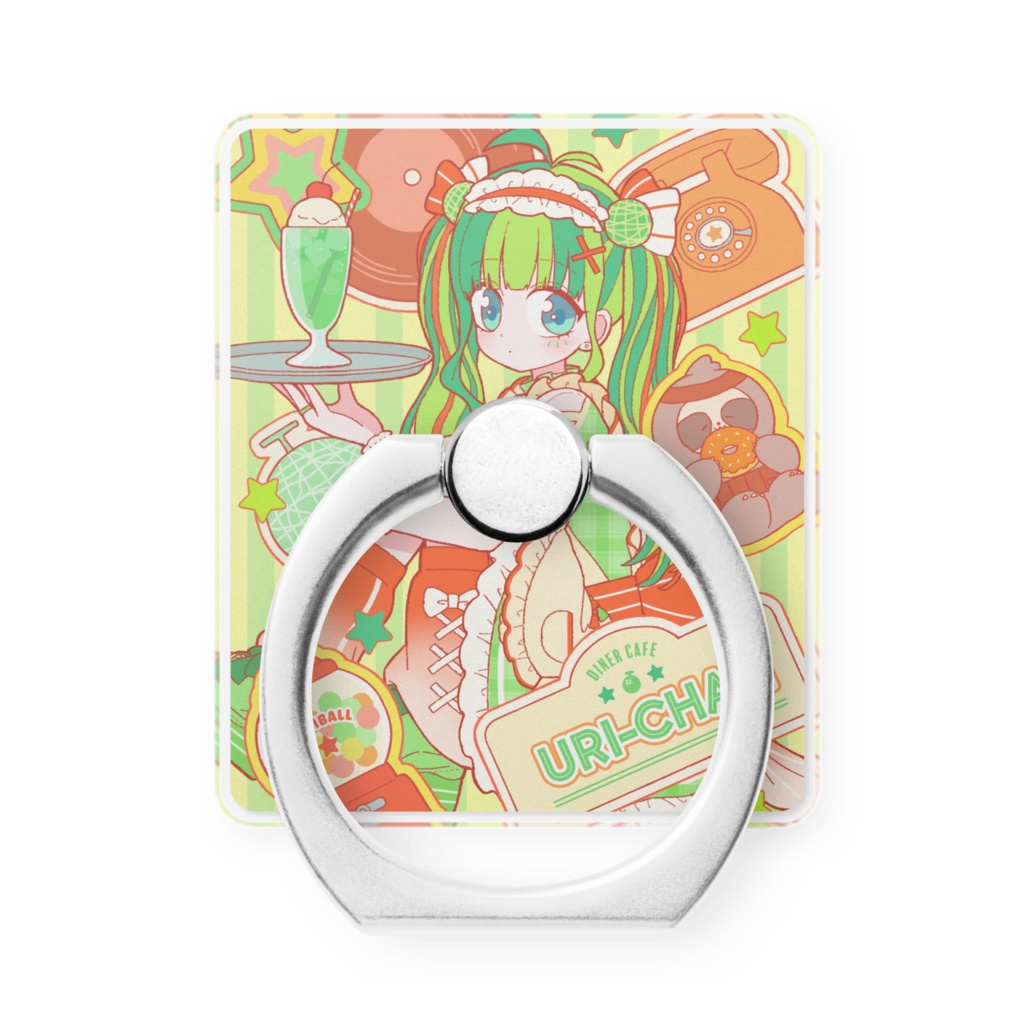 【限定販売】うりちゃんです2周年記念◇スマホリング◇