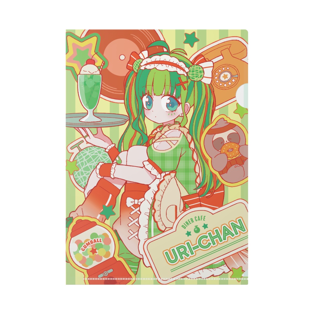 【限定販売】うりちゃんです2周年記念◇クリアファイル◇